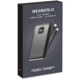 Swiss Cougar Indianapolis Fast Charge 22.5W Power Bank - 20000mAh Gift Box